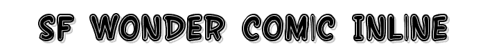 SF Wonder Comic Inline font